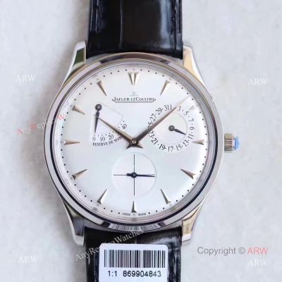 Replica Jaeger-LeCoultre Master Ultra Thin Watch - Ss Case White Face